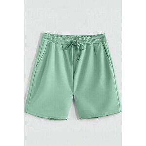 Šortky, Barva Světle Zelená, s Potiskem Basic obraz