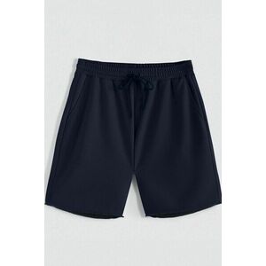 Šortky, Barva Modrá, s Potiskem Basic obraz