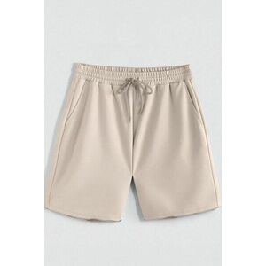 Šortky, Barva Ekru, s Potiskem Basic obraz