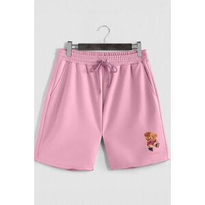 Šortky, Barva Růžová, s Potiskem Game Changer Teddy obraz