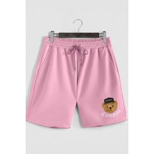 Šortky, Barva Růžová, s Potiskem Compton Teddy obraz