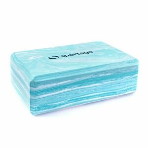 Yoga Block Sportago Tiga, mix barev - zelený mix obraz