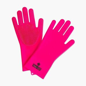 MUC-OFF rukavice - DEEP SCRUBBER - růžová M obraz