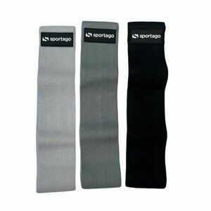 Sportago Hip Band set 3v1 textilních odporových gum obraz