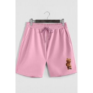Šortky, Barva Růžová, s Potiskem Teddys Opinion obraz