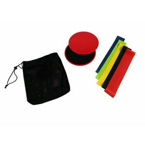 Sportago set odporových gum a klouzavých disků obraz