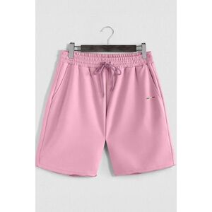 Šortky, Barva Růžová, s Potiskem Italian Stripe obraz