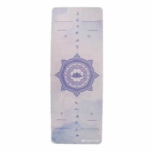Premium semišová podložka na jógu Sportago 185x68x0, 15 cm - Levandulový zen obraz