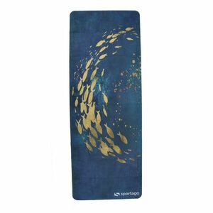 Premium semišová podložka na jógu Sportago 185x68x0, 15 cm - Zlatý Proud obraz