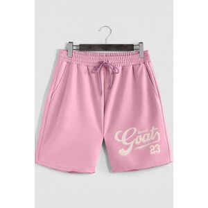 Šortky, Barva Růžová, s Potiskem The Real Goat obraz