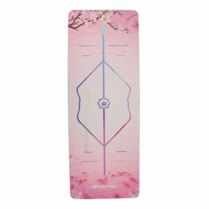 Premium semišová podložka na jógu Sportago 185x68x0, 15 cm - Jemná Sakura obraz