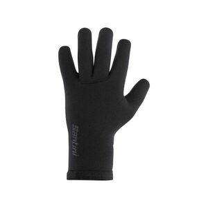 SANTINI Cyklistické rukavice dlouhoprsté - SHIELD NEOPRENE - černá XL obraz