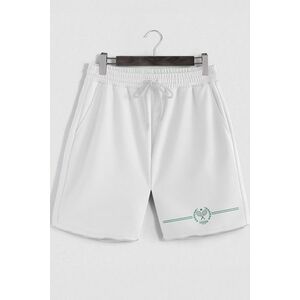 Šortky, Barva Bílá, s Potiskem Beverly Hills Tennis obraz