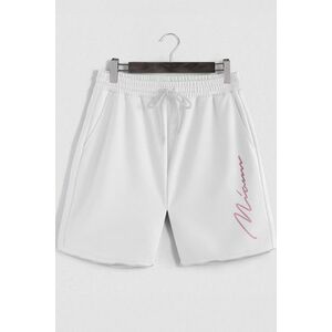 Šortky, Barva Bílá, s Potiskem Miami Vice Society obraz