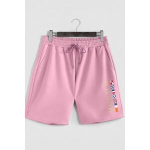 Šortky, Barva Růžová, s Potiskem Monte Carlo obraz