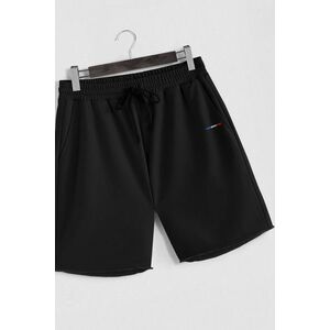 Šortky, Barva Černá, s Potiskem French Stripe obraz