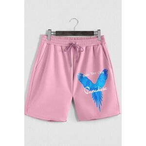 Šortky, Barva Růžová, s Potiskem Your Own Paradise obraz