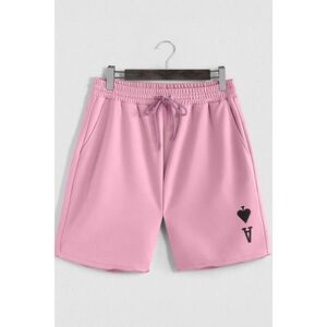 Šortky, Barva Růžová, s Potiskem Ace Reversed obraz