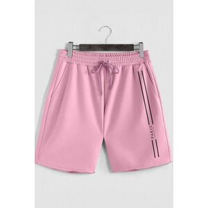 Šortky, Barva Růžová, s Potiskem Paris obraz