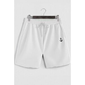 Šortky, Barva Bílá, s Potiskem Anchor obraz