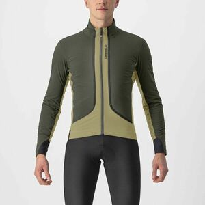 CASTELLI Cyklistická zateplená bunda - FLIGHT AIR - zelená 2XL obraz