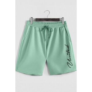 Šortky, Barva Světle Zelená, s Potiskem United obraz