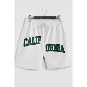 Šortky, Barva Bílá, s Potiskem California Seperated obraz