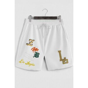 Šortky, Barva Bílá, s Potiskem Los Angeles Official obraz