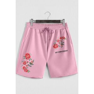 Šortky, Barva Růžová, s Potiskem My Own Enemy obraz