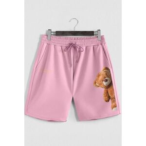Šortky, Barva Růžová, s Potiskem Kind Teddy obraz