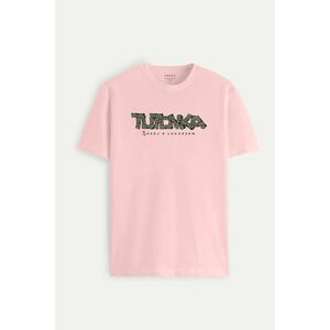 Tričko, Barva Růžová, s Potiskem Dollars obraz