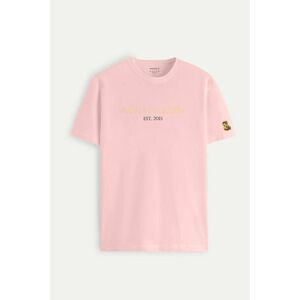 Tričko, Barva Růžová, s Potiskem Sazej S Lucazzem obraz