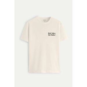 Tričko, Barva Ecru, s Potiskem Bet Maker obraz