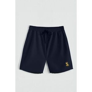 Kraťasy, Barva Modrá, s Potiskem Hedrix SL obraz