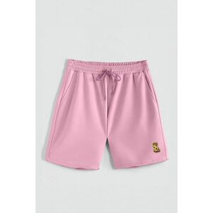 Kraťasy, Barva Růžová, s Potiskem Hedrix SL obraz