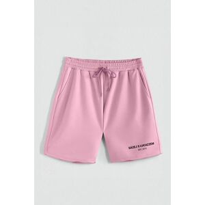 Kraťasy, Barva Růžová, s Potiskem Hedrix 2015 obraz