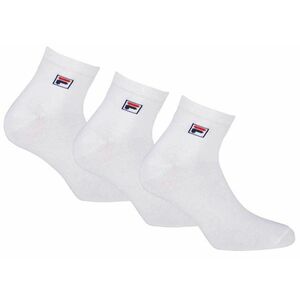 Fila Quarter Plain 3 Pack, Ponožky, Velikost: 43-46 EUR obraz