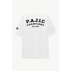 Oversized Tričko, Barva Bilá s Potiskem Est 2007 obraz