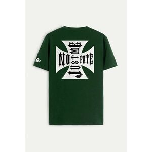 Tričko, Barva Zelená, s Potiskem No Fate obraz