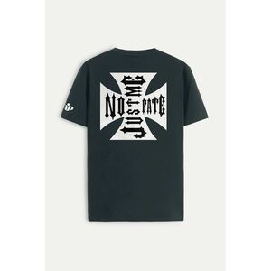 Tričko, Barva Železná šedá, s Potiskem No Fate obraz