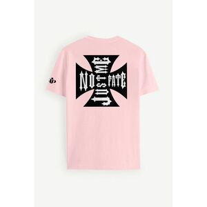Tričko, Barva Růžová, s Potiskem No Fate obraz