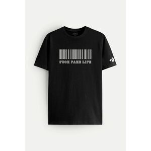 Tričko, Barva Černá, s Potiskem Life obraz