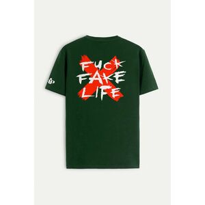 Tričko, Barva Zelená, s Potiskem X Life obraz