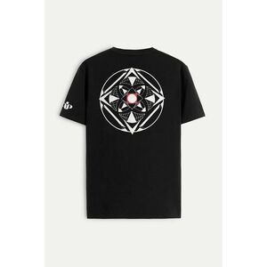 Tričko, Barva Černá, s Potiskem Karma obraz