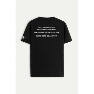 Tričko, Barva Černá, s Potiskem Champion obraz