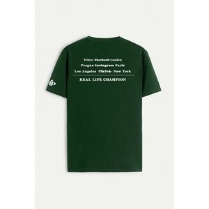 Tričko, Barva Zelená, s Potiskem Champion obraz