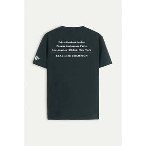 Tričko, Barva Železná šedá, s Potiskem Champion obraz