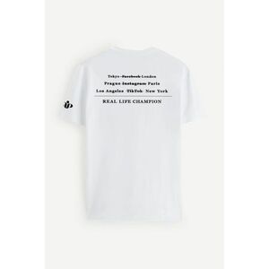 Tričko, Barva Bílá, s Potiskem Champion obraz