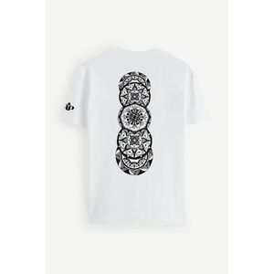 Tričko, Barva Bílá, s Potiskem Karma Sees You obraz