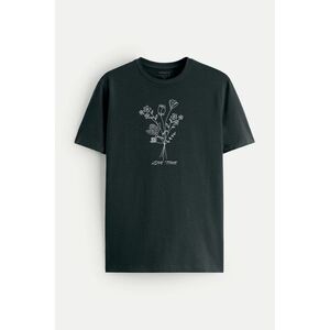 Tričko, Barva Železná šedá, s Potiskem Love Time obraz